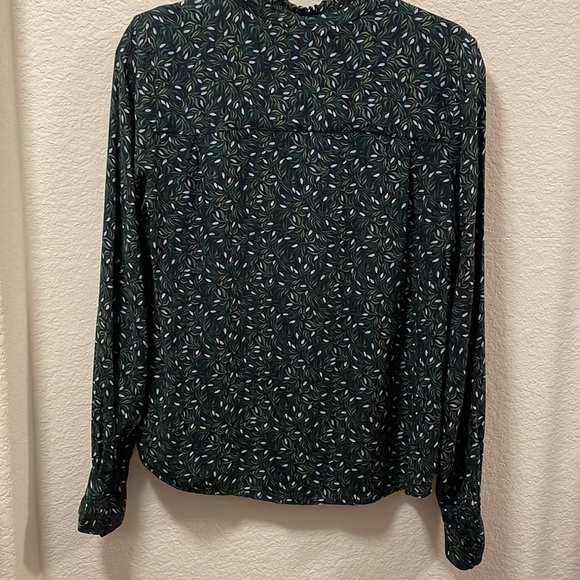 Hinge blouse tie front size Small. 100% viscose - Picture 4 of 8